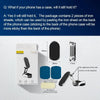 Ultra-Slim 360° Magnetic Folding Car Phone Mount – Universal Nano-Adhesive Holder