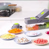 16-in-1 Vegetable Chopper, Slicer & Dicer with Colander Basket – Heavy-Duty Kitchen Food Cutter for Onion, Potato, Carrot & More