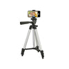 Tripod 3110 Portable Adjustable Aluminium Lightweight Camera Stand Tripod, with 3-Dimensional Head and Quick Release Plate for Video Cameras and Mobile, Black, Silver | 3110