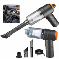 Mini Portable Wireless Car Vacuum Cleaner – Strong Suction Handheld Cleaner with Attachments