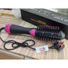 4-in-1 Professional Hot Air Brush – Hair Dryer, Straightener, Curler & Volumizer with Ceramic Coating