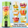 Portable USB Rechargeable Smoothie Blender – 400ml Mini Juicer for Travel, Office & Home